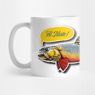 A trout says hello Mug